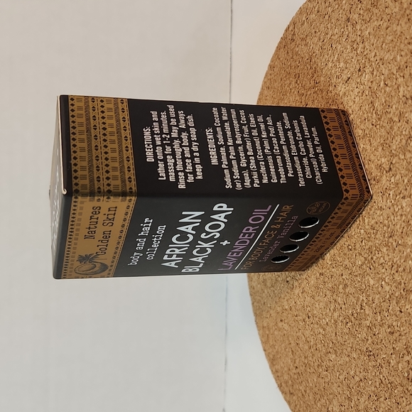 Natures Golden Skin African Black Soap & Lavender - Picture 3 of 6